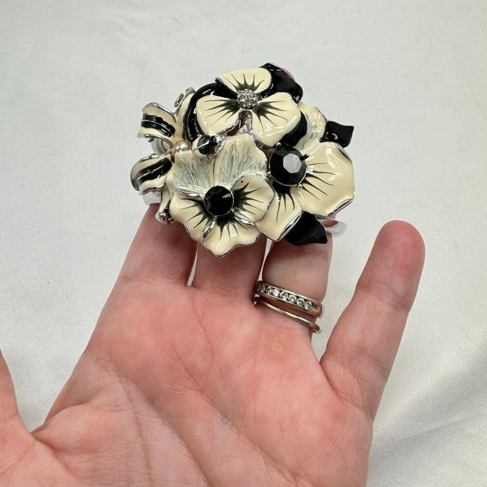 Vtg Kenneth Jay Lane Cuff Bracelet - image 2